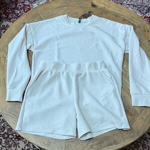 Lazypants sweat set with shorts